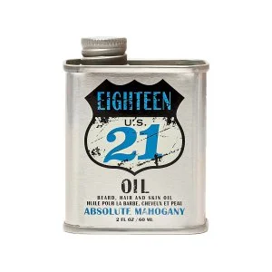 18.21 Man Made Beard, Hair & Skin Oil Absolute Mahogany Mehrzwecköl für den Bart