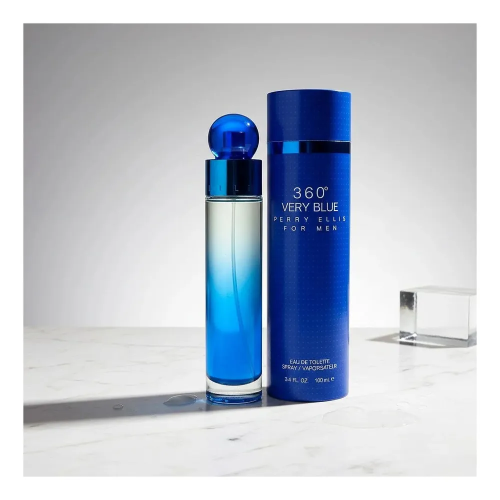 360° Very Blue for Men Eau de Toilette für Herren 100 ml