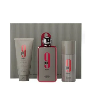 Afnan 9 pm Rebel Eau de Parfum Unisex 100 ml + Körperspray 150 ml + Duschgel