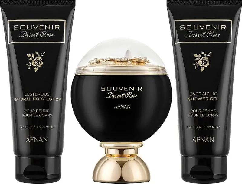 Souvenir Desert Rose Unisex Eau de Parfum 100 ml + Körperlotion 100 ml + Duschgel
