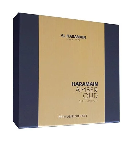 Amber Oud Bleu Edition Geschenkset Unisex Eau de Parfum 75 ml + Eau de Parfum 30 ml + Deospray 200 ml
