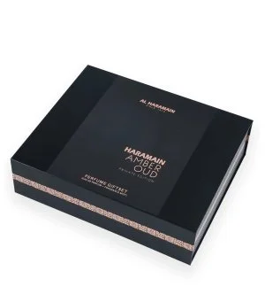 Al Haramain Amber Oud Private Edition Geschenkset Unisex Eau de Parfum 75 ml + Eau de Parfum 30 ml + Körperspray