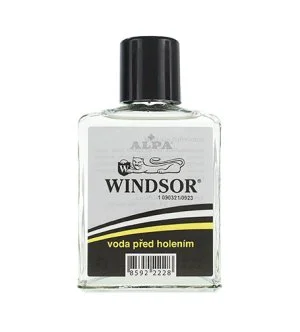 Alpa Windsor Rasierwasser vor der Rasur
