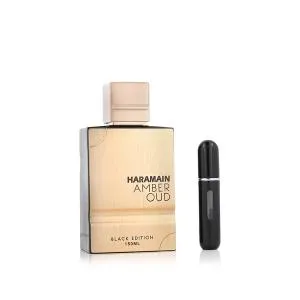 Al Haramain Amber Oud Black Edition Geschenkset + nachfüllbarer Parfümzerstäuber Eau de Parfum unisex