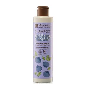 Antioxidatives Shampoo für graues Haar mit BIO Heidelbeere und Arginin 200 ml
