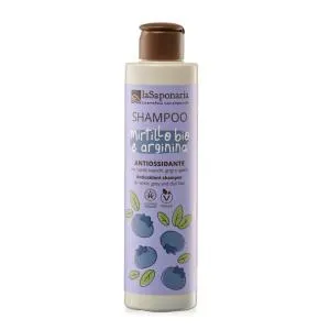 laSaponaria Antioxidatives Shampoo für graues Haar mit BIO Heidelbeere und Arginin 200 ml