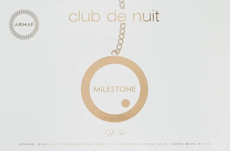 Club de Nuit Milestone Set – 30 ml Eau de Parfum + Haarparfum 55 ml + Seife 130 g + Körperspray 50 ml
