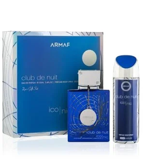 Armaf Club De Nuit Blue Iconic Geschenkset 105 ml + Körperspray Eau de Parfum für Männer