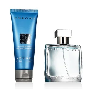 Azzaro Chrome Eau de Toilette für Herren 50 ml + Duschgel