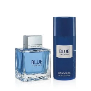 Antonio Banderas Blue Seduction for Men Eau de Toilette für Herren 100 ml + Deo-Spray