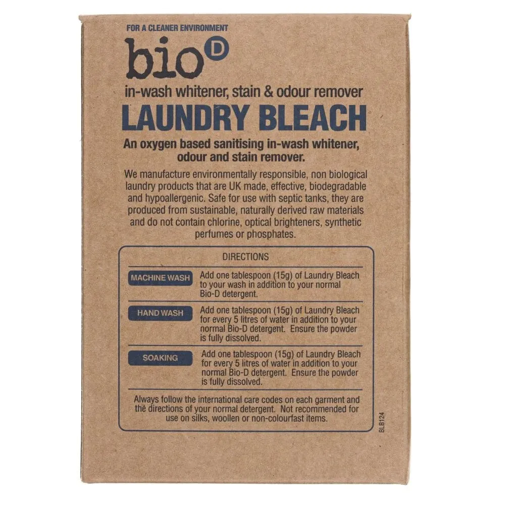 Bio-D Wäschebleichmittel und Flecken- und Geruchsentferner (400 g)