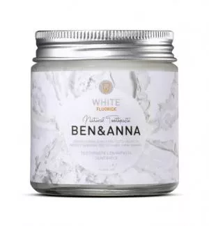 Ben & Anna Whitening Zahnpasta mit Fluorid (100 ml) - mit Kamille und Salbei