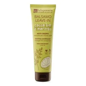 laSaponaria Anti-Frizz-Spülung ohne Ausspülen mit Kokosnuss und Moringa 150 ml
