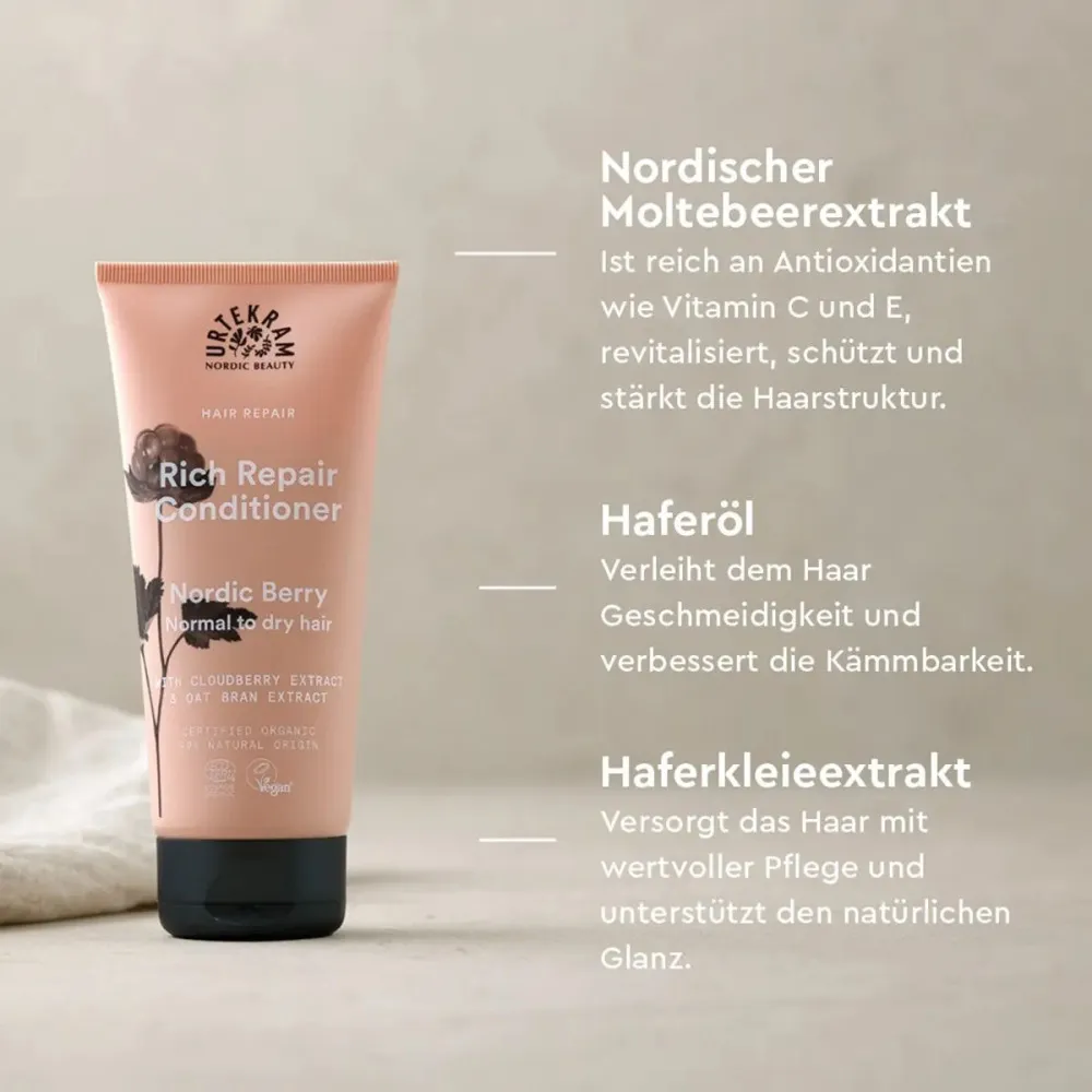 Urtekram Bio-Spülung mit nordischen Beeren 180 ml