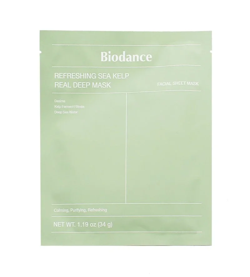 Refreshing Sea Kelp Real Deep Mask beruhigende Hydrogel-Gesichtsmaske 34 g