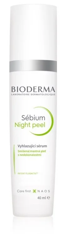 Bioderma Sébium Night Peel nächtliches Peeling-Serum gegen Hautunreinheiten