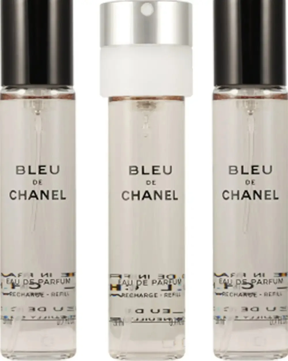 Bleu de Chanel EDP Nachfüllpackung mit Zerstäuber 20 ml + EDP Nachfüllpackung 2 x 20 ml M 60 ml