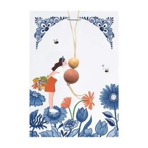 Blossombs Samenbomben - Kleines Geschenk - Glückspuppe - Kuss (2 Stück) - originelles und praktisches Geschenk in einem