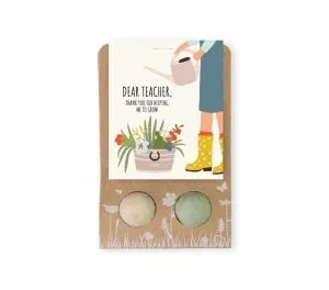 Blossombs Seed Bombs - Kleines Geschenk für Lehrer - Blumen (2 Stück)