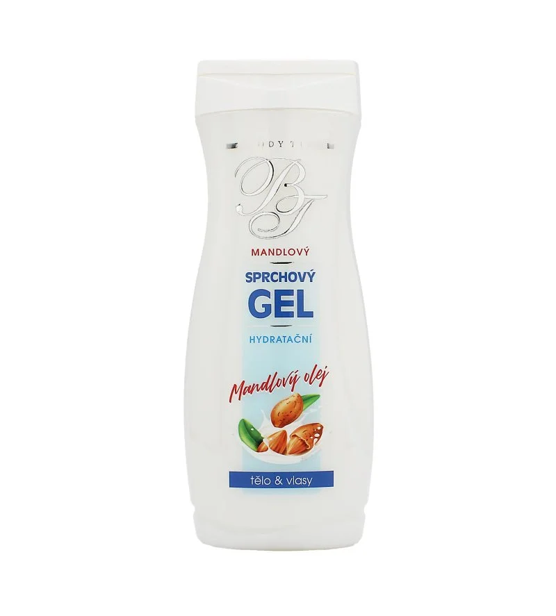 Vivaco Body Tip Feuchtigkeitsspendendes Duschgel mit Mandelmilch 300 ml