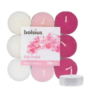 Bolsius Scented Tealights Orchid 4h Teelicht 18 St.