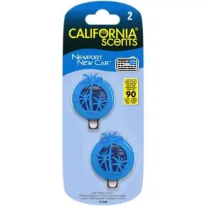 California Scents Mini Diffuser Newport New Car Duft fürs Auto für Frauen