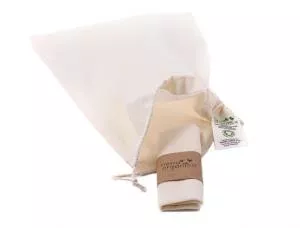 Tierra Verde Segeltuchtasche - klein (1 Stück) - aus Bio-Baumwolle, mit Kordelzug