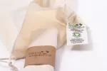 Tierra Verde Segeltuchtasche - klein (1 Stück) - aus Bio-Baumwolle, mit Kordelzug