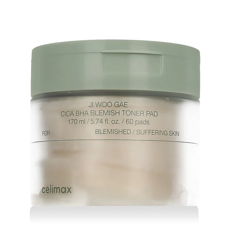 Ji Woo Gae Cica BHA Blemish Toner-Pads 60 Stk.