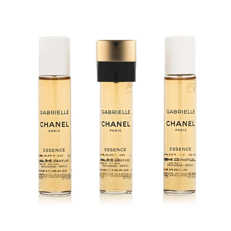 Chanel Gabrielle Essence Eau de Toilette für Damen Nachfüllung für den Taschenzerstäuber 3 x 20 ml