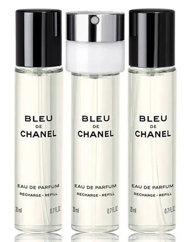 Bleu de Chanel Eau De Parfum 60 ml Nachfüllbare Parfümierte Wasser für Herren 60 ml Nachfüllung