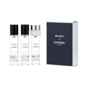 Chanel Bleu de Chanel EDT Nachfüllung 2 x 20 ml + EDT Nachfüllung mit Zerstäuber 20 ml M