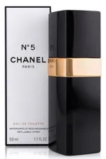 N°5 Eau de Toilette 50 ml für Damen nachfüllbarer Flakon 50 ml nachfüllbar