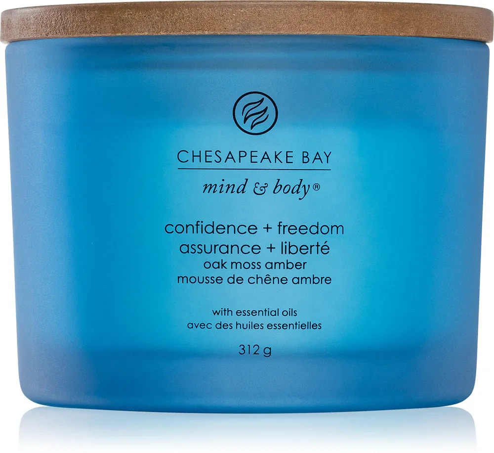 Confidence + Freedom Duftkerze mit 3 Dochten 312 g