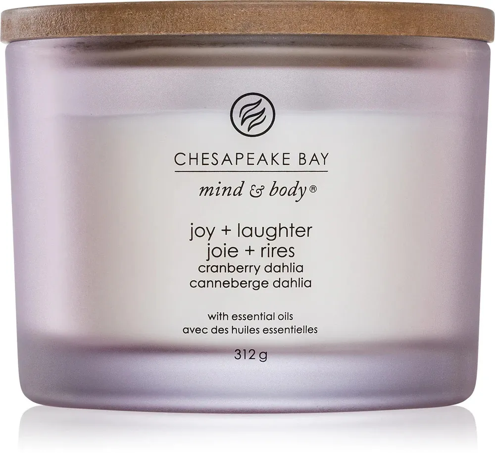 Joy + Laughter Duftkerze mit 3 Dochten 312 g