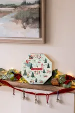 Weihnachtlicher Adventskalender-Kranz