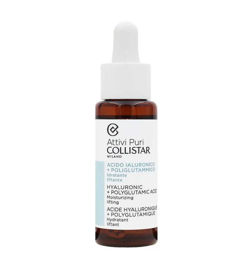 Attivi Puri Hyaluronic + Polyglutamic Acid Lifting-Gesichtsserum mit Hyaluronsäure 30 ml