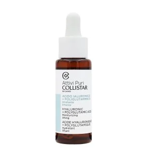 Collistar Attivi Puri Hyaluronic + Polyglutamic Acid Lifting-Gesichtsserum mit Hyaluronsäure