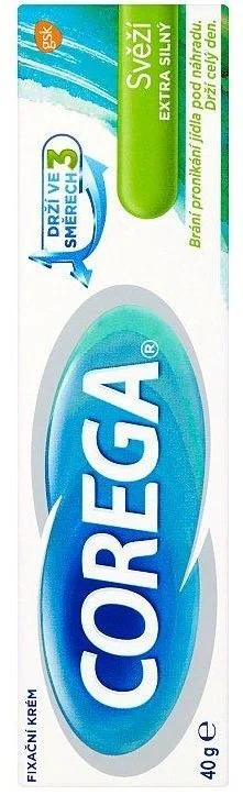 Corega Frische extra starke Haftcreme für Zahnprothesen 40 g