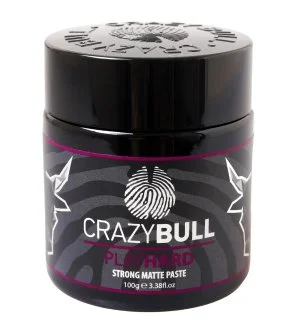 CrazyBull Play Hard Matte Paste matte Stylingpaste mit starkem Halt 100 g