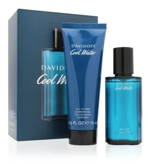Davidoff Cool Water Geschenkset 40 ml + Duschgel Eau de Toilette für Herren