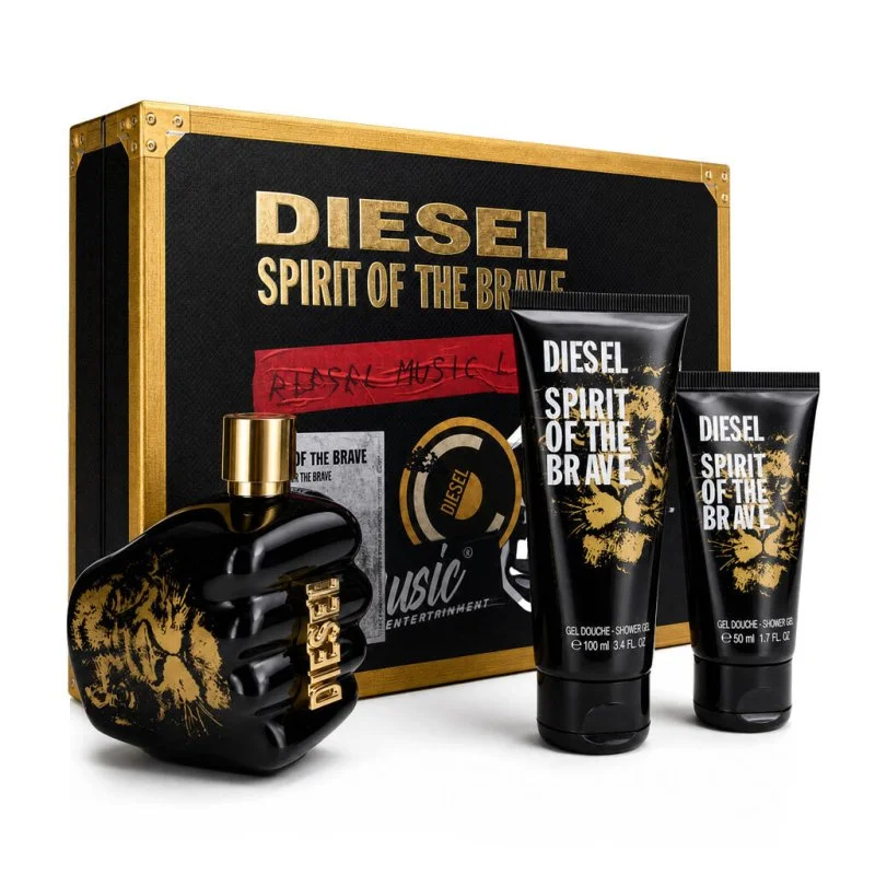 Spirit of the Brave 125 ml + Duschgel 100 ml + Duschgel Eau de Toilette für Herren 50 ml