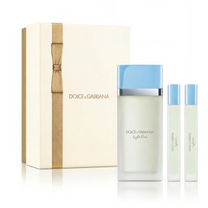 Dolce & Gabbana Light Blue 100 ml + 2 x EDT Mini Eau de Toilette für Damen
