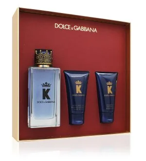 Dolce & Gabbana K by Dolce & Gabbana Geschenkset Eau de Toilette für Herren 100 ml + Aftershave-Balsam 50 ml + Duschgel