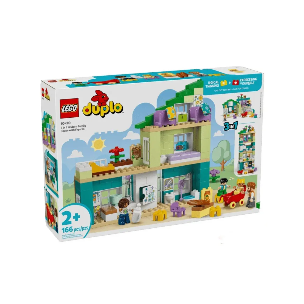 DUPLO® 10470 Modernes Familienhaus 3-in-1 mit Figuren