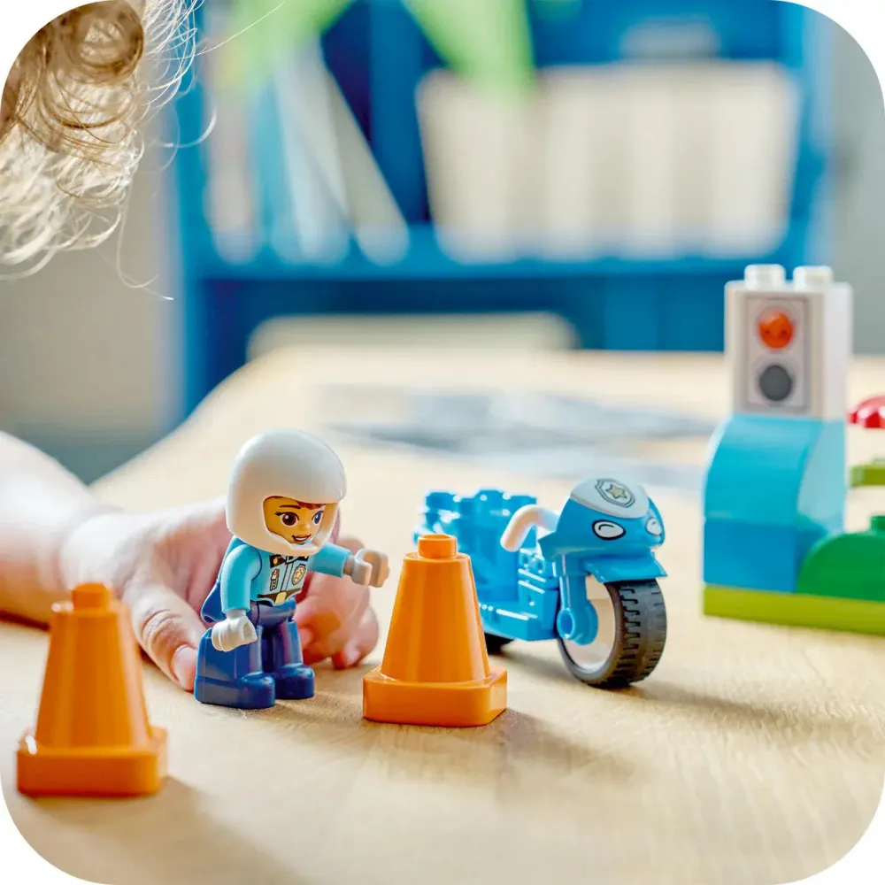 DUPLO® 10471 Blaues Polizeimotorrad