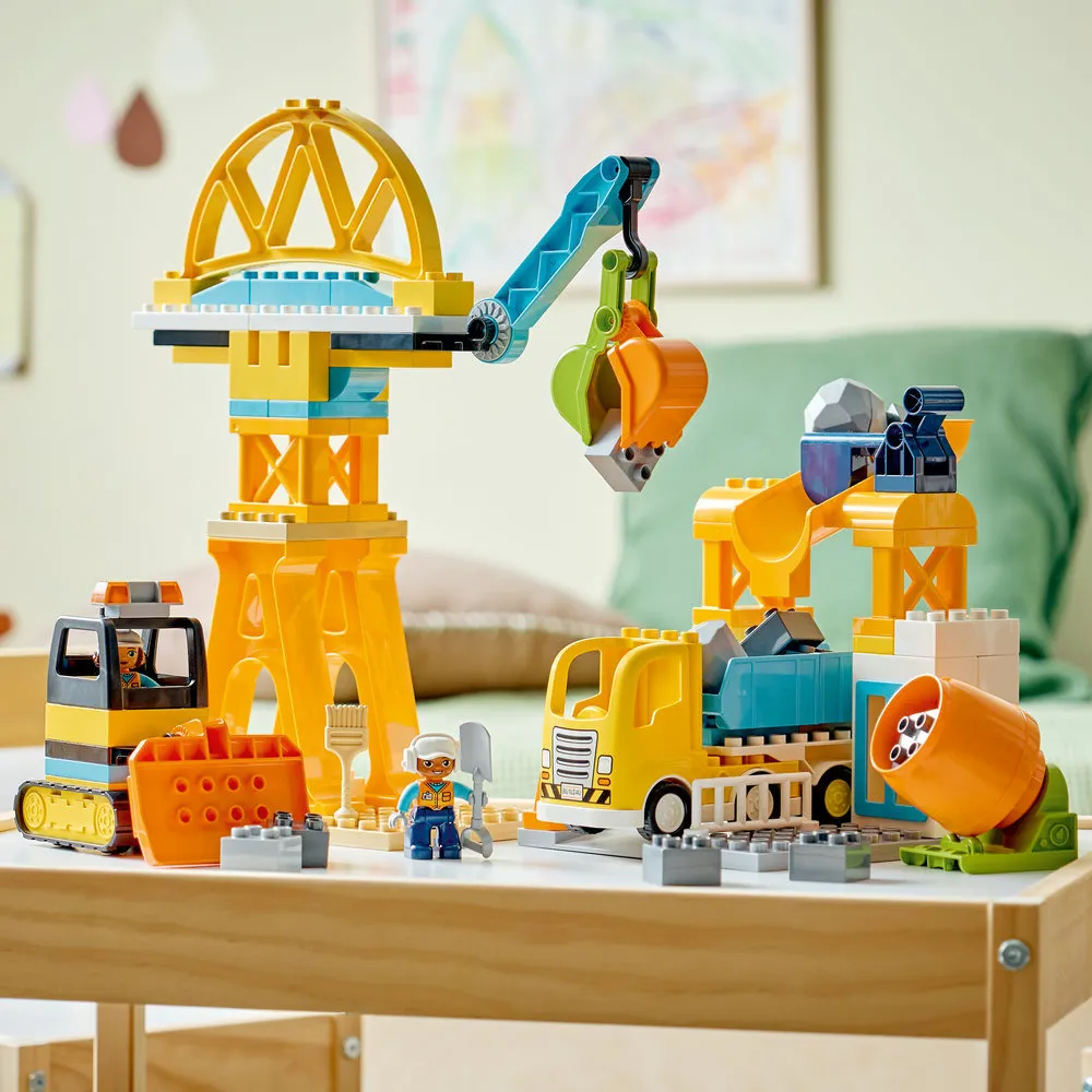 DUPLO® 10476 Baustelle und Fahrzeuge 3-in-1