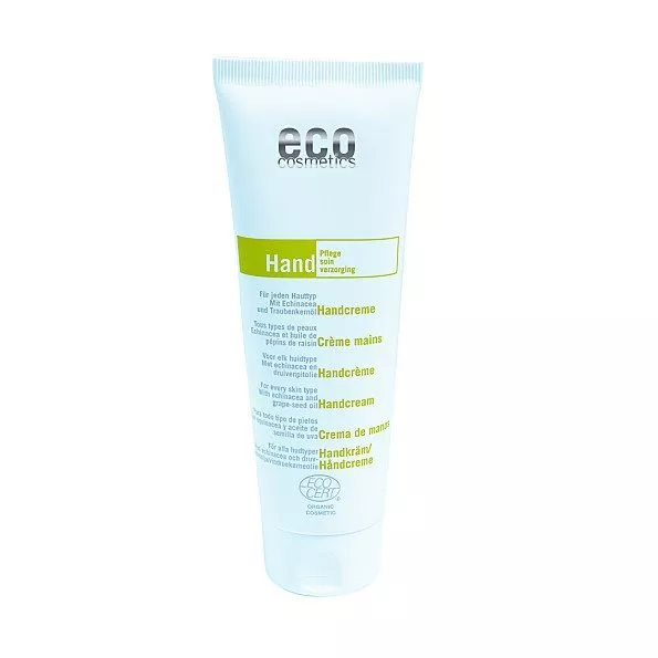 Eco Cosmetics BIO Handcreme (125 ml) - mit Echinacea und Traubenkernöl