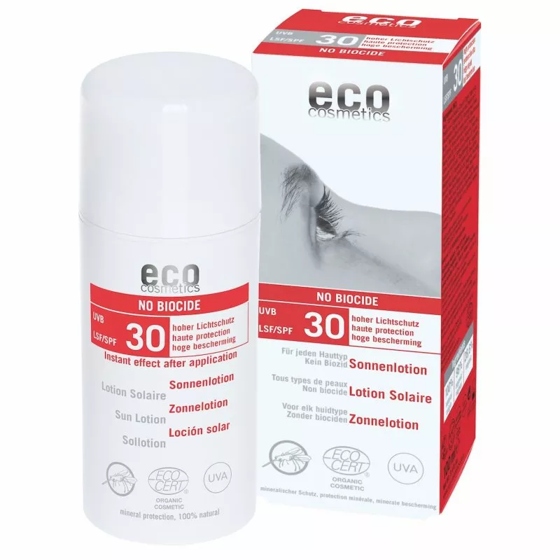Eco Cosmetics Sonnenschutzmittel SPF 30 mit Repellent BIO (100 ml)