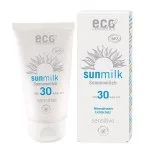 Eco Cosmetics Sonnenmilch LSF 30 Sensitiv Bio (75 ml) - mit natürlichen Mineralfiltern
